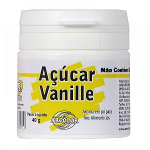 Açúcar Vanille 40G Arcolor
