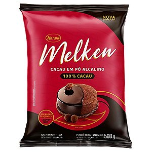 Cacau em Pó Melken 100% 500g - Harald