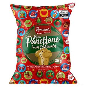 Panetone Frutas 80g - Romanato