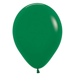 Balão Latex 5 Polegadas Fashion Verde Selva 50 Unidades