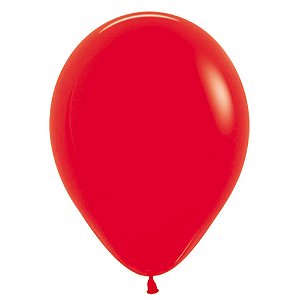 Balão Latex 11 Polegadas Fashion Vermelho 50 Unidades