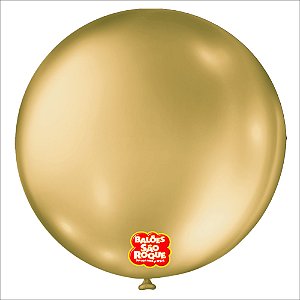 Balão 5 Metallic Ouro | 25 Unidades