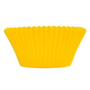 Forminha Forneável Cupcake Amarelo | 57 Unidades