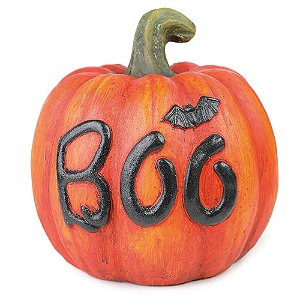 Abóbora Decorativa Boo Halloween