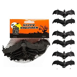 Morcego Halloween 6Un 13cm