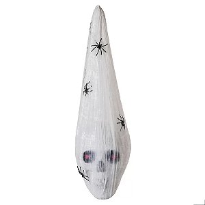 Cabeça de Caveira Halloween 60cm ( Luz/Som)