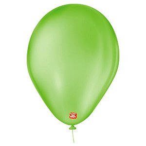 Balão 07 Liso Verde Lima 50Un