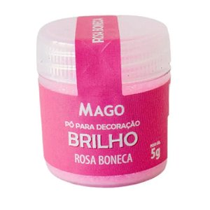 Pó para Decoração Rosa Boneca 5g - Mago