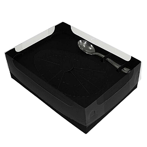 Caixa de Ovo de Páscoa Encanto Eco Preto Desmontada 250g 10un - Ideia Embalagens