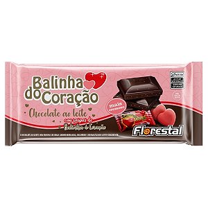 Chocolate Balinha Coração Ao Leite 80gr