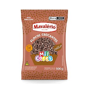 Flocos Crocantes Sabor Chocolate Mil Cores 500g - Mavalério
