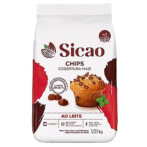 Cobertura Chips Ao Leite 1,01kg - Sicao