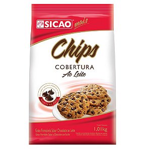 Cobertura Sicao Chips 1,01kg Ao Leite