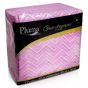 Guardanapo Pluma Color 23X24cm Pink | 50 Unidades