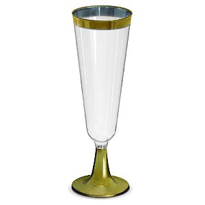 Taça Champagne Linha Gold