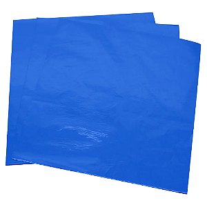 Embalagem para Bolo Gelado Laminada Azul 20X22 50un