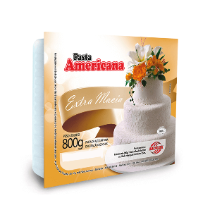 Pasta Americana 800G Chocolate Branco Arcolor