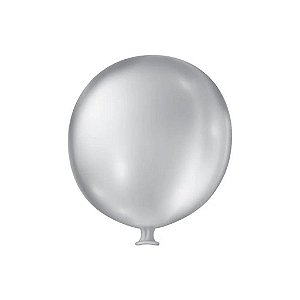 Balão Super Gigante Cintilante Prata