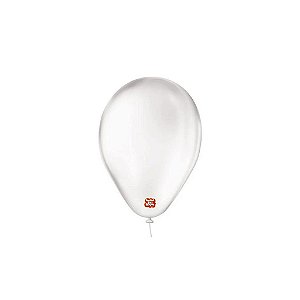 Balão 6,5 Liso Basic Transparente | 50 Unidades