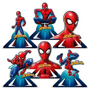 Decoração Mesa Spider Man | 6 Unidades