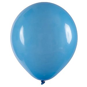 Balão 7 Buffet Azul Celeste | 50 Unidades