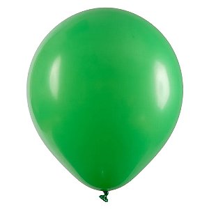 Balão 7 Buffet Verde Folha | 50 Unidades