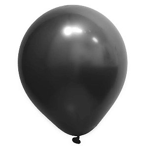 Balão Cromado 9 Onix | 25 Unidades
