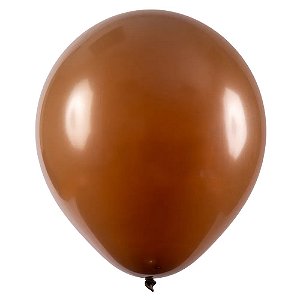 Balão 9 Liso Marrom | 50 Unidades