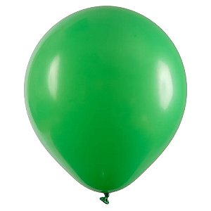 Balão 9 Liso Verde Folha | 50 Unidades