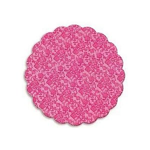 Fundo Renda 9cm Pink | 100 Unidades