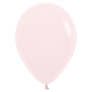 Balão Latex 11 Polegadas Pastel Rosa | 50 Unidades