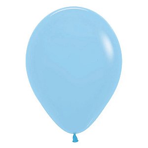 Balão Latex 11 Polegadas Pastel Azul | 50 Unidades