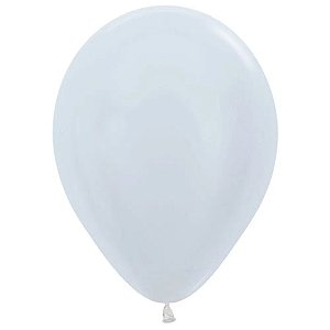 Balão Latex 5 Polegadas Satin Pérola | 50 Unidades