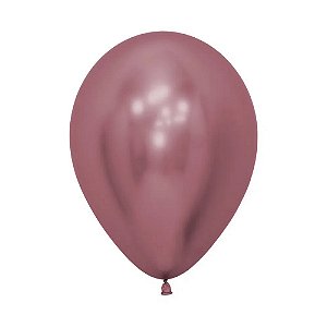 Balão Latex 11 Polegadas Reflex Rosa | 50 Unidades
