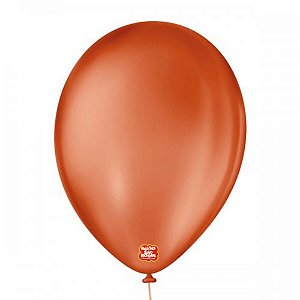 Balão 9 Liso Terracota 50Un