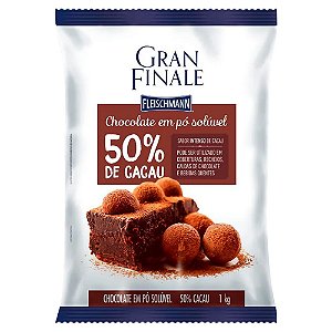 Chocolate Pó 50% Cacau 1kg Gran Finale