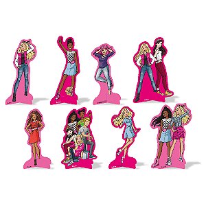 Decoração de Mesa Barbie | 8 Unidades