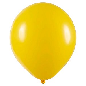 Balão 5 Redondo Amarelo 50Un