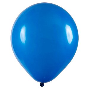 Balão 5 Redondo Azul 50Un