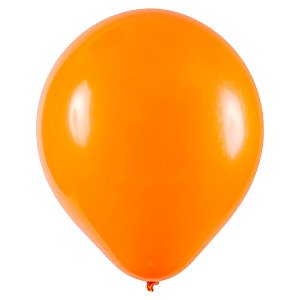 Balão 5 Redondo Laranja 50Un
