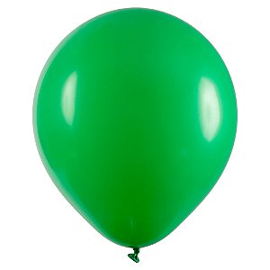 Balão 5 Redondo Verde Folha 50Un