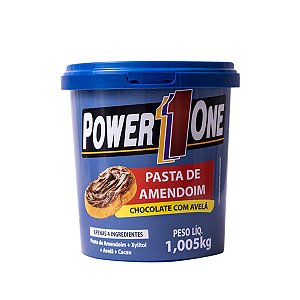 PASTA AMENDOIM POWER1ONE CHOC/AVELA (Próximo da Validade)