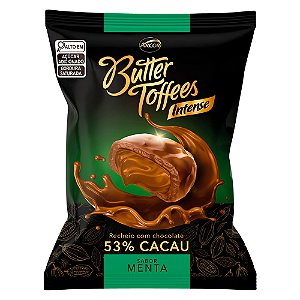 Bala Butter Toffe 90gr 53% Cacau Menta Arcor