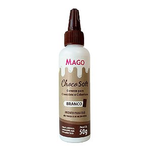 Corante para Chocolate Soft Branco 50g - Mago (Próximo da Validade)