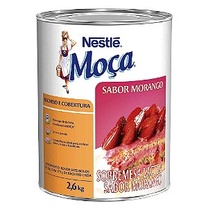 Recheio Moça Morango 2,6kg Nestlé