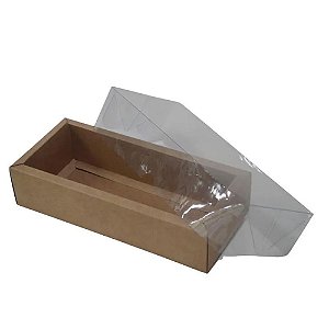 Caixa Moldura Kraft 10 Doces 10Un Desmontada - Ideia Embalagens