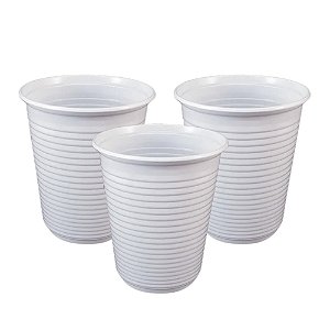 Copo Descartável Branco 200ml 50un - Platex