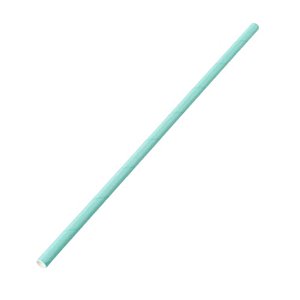 Canudo Papel Azul 12un - Silver