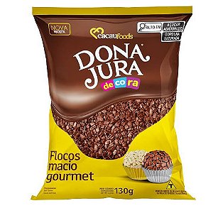 Flocos Macio Chocolate 130G - Dona Jura