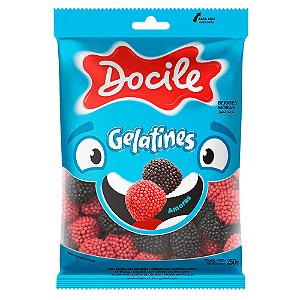 Bala Gelatina Amora 250g - Docile